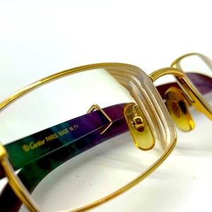 Cartier Gold Rimless Men's Glasses